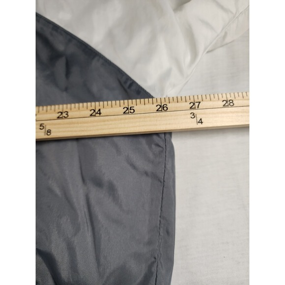 VINTAGE Nike Tracksuit Set XL Black/White Baggy Big Swoosh Windbreaker Retro 90s - Picture 5 of 16